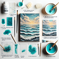 Creating Oceanic Art: Step-by-Step Instructions for Making Epoxy Resin Seascape Pieces