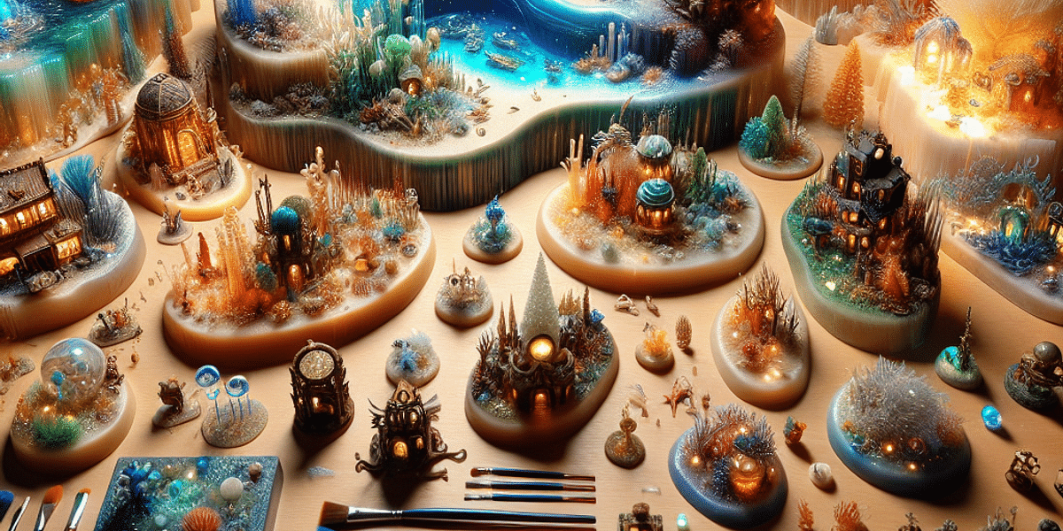 Mystical Miniatures: Crafting Tiny Worlds with Resin Art