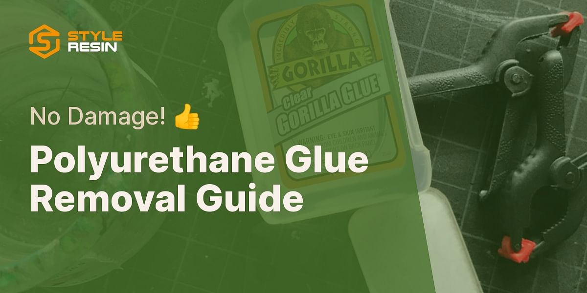 How to remove polyurethane glue without damaging?