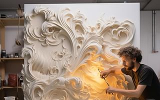 Is it possible to create three-dimensional sculptures using resin?